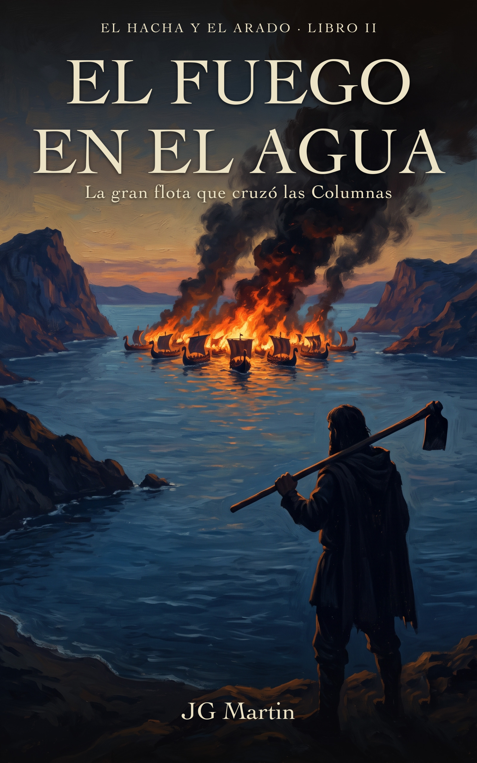 Portada de El fuego en el agua